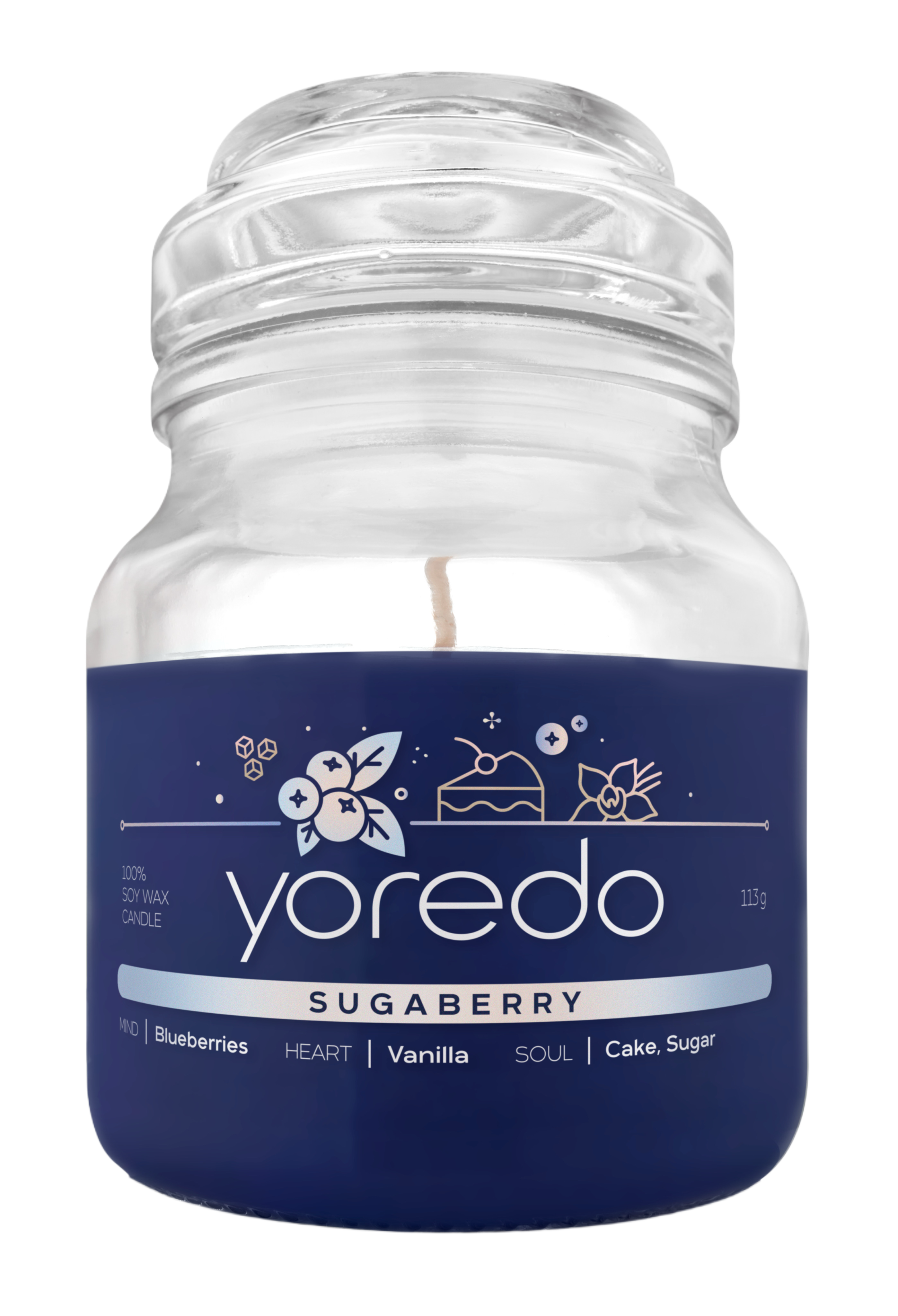 Yoredo candle Sugaberry